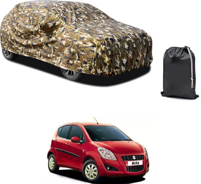 PAGORA Car Cover For Maruti Suzuki Ritz (With Mirror Pockets)(Yellow, For 2019, 2020, 2021, 2022, 2023 Models)