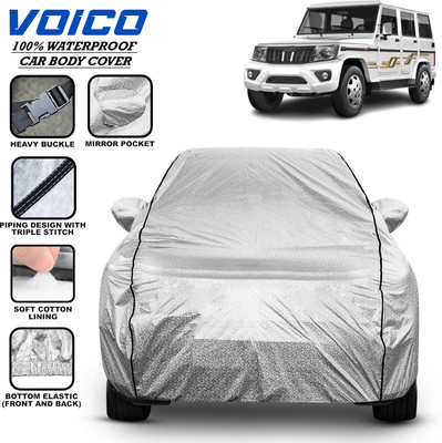 VOICO Car Cover For Mahindra Bolero, Bolero 2.5 Diesel, Bolero Camper 2WD PS BS3, Bolero Camper 4WD PS BS3, Bolero Camper Di Long 4WD BS3 Refresh, Bolero Camper GOLD 2WD BS3 Refresh, Bolero Camper GOLD VX 2WD BS3 Refresh, Bolero Camper HUBER 2WD BS3 Refresh, Bolero DI AC BS III, Bolero DI NON AC BS 