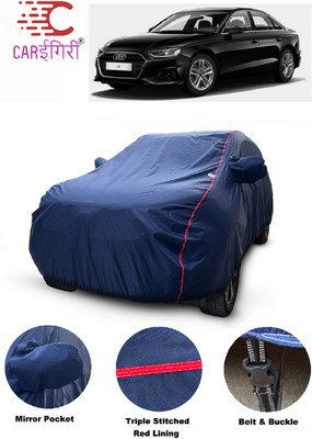 Carigiri Car Cover For Audi A4 (With Mirror Pockets)(Blue)
