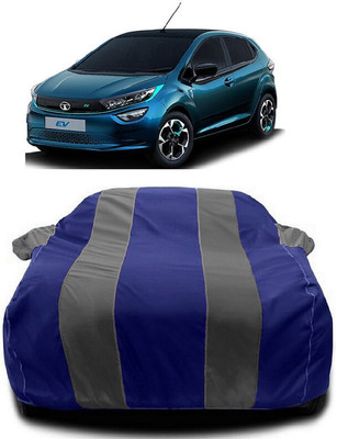 Autoprime Car Cover For Tata Altroz EV (With Mirror Pockets)(Grey, Blue)