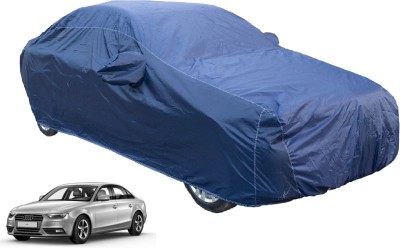 Auto Hub Car Cover For Audi A4 (With Mirror Pockets)(Blue)