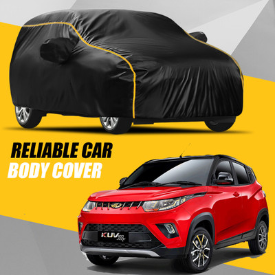 AUCTIMO Car Cover For Mahindra KUV100 (With Mirror Pockets)(Multicolor)