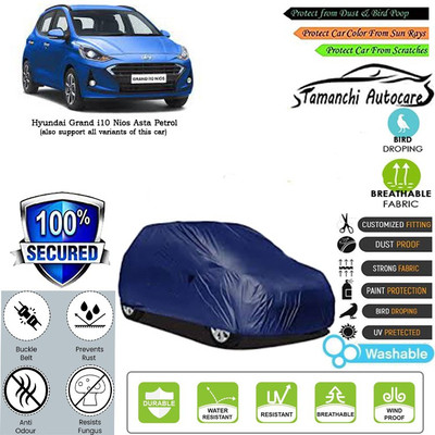 Tamanchi Autocare Car Cover For Hyundai Grand i10 Nios Asta Petrol(Blue)