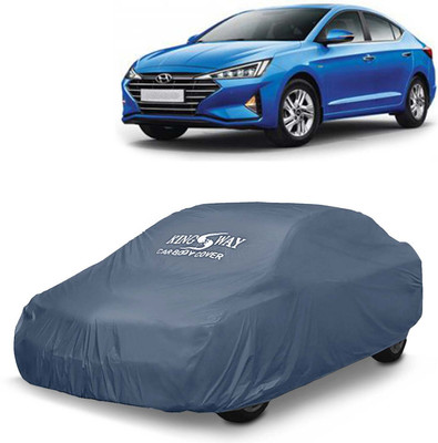 Kingsway Car Cover For Hyundai Elantra (Without Mirror Pockets)(Grey, For 2020, 2021 Models)