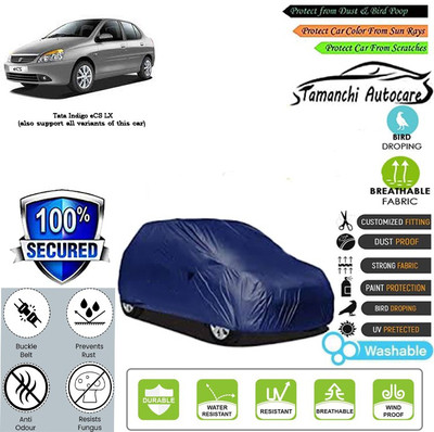 Tamanchi Autocare Car Cover For Tata Indigo eCS LX(Blue)