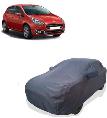 Tricway Car Cover For Fiat Abarth Punto EVO 1.3 Active (With Mirror Pockets)(Grey)