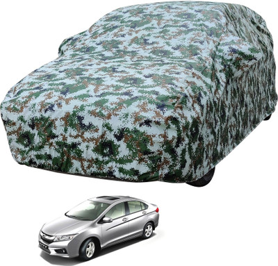 Auto Hub Car Cover For Honda City i-Dtec (With Mirror Pockets)(Multicolor)