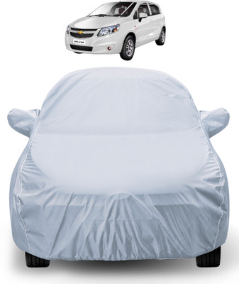 MOCKHE Car Cover For Chevrolet Sail UVA (With Mirror Pockets)(Silver)