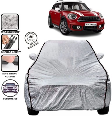 VOLTEMART Car Cover For Mini Cooper Countryman, Universal For Car (With Mirror Pockets)(Silver, Black, For 2004, 2005, 2006, 2007, 2008, 2009, 2010, 2011, 2012, 2013, 2014, 2015, 2016, 2017, 2018, 2019, 2020, 2021, 2022, 2023 Models)