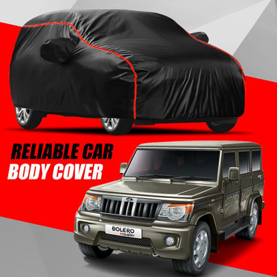 S Shine Max Car Cover For Mahindra Bolero (With Mirror Pockets)(Multicolor)