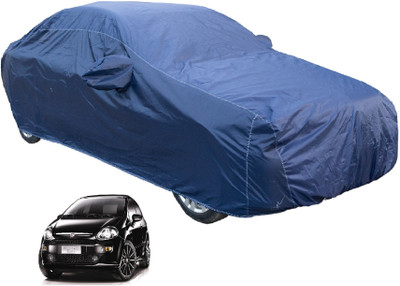 Auto Hub Car Cover For Fiat Punto Evo (With Mirror Pockets)(Blue)