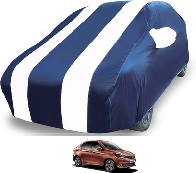 MOCKHE Car Cover For Tata Tigor (With Mirror Pockets)(White)
