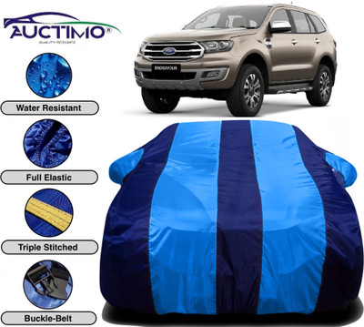 AUCTIMO Car Cover For Ford Endeavour (With Mirror Pockets)(Multicolor)