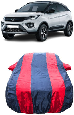 Wegather Car Cover For Tata Nexon XZA Plus DT Roof (O) AMT Petrol (With Mirror Pockets)(Red)