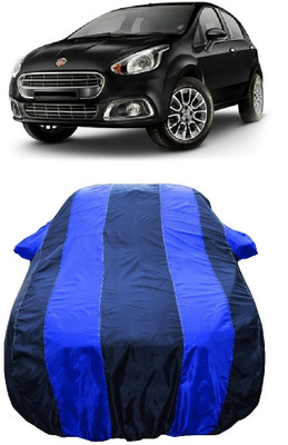 Wegather Car Cover For Fiat Punto Evo (With Mirror Pockets)(Blue)