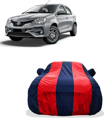 Tricway Car Cover For Toyota Etios Liva 1.4 VD Diesel (With Mirror Pockets)(Red)