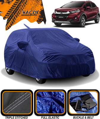 HACOX Car Cover For Honda WRV (With Mirror Pockets)(Blue)