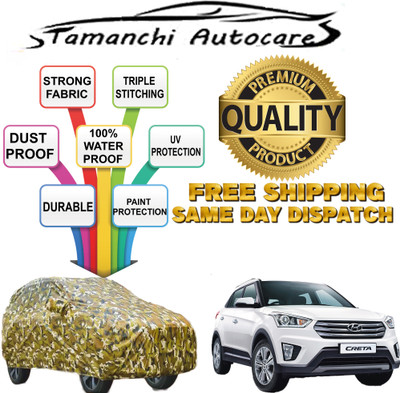 Tamanchi Autocare Car Cover For Hyundai Creta(Multicolor)