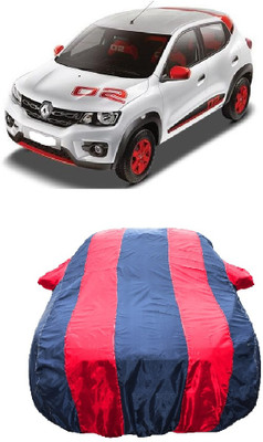 Wegather Car Cover For Renault Kwid 1.0 RXT 02 Anniversary Edition (With Mirror Pockets)(Red)