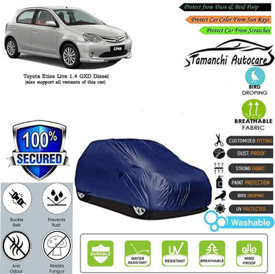 Tamanchi Autocare Car Cover For Toyota Etios Liva 1.4 GXD Diesel(Blue)