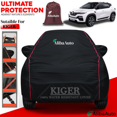 AlibaAuto Car Cover For Renault Kiger (With Mirror Pockets)(Black, Red, For 2019, 2020, 2021, 2022, 2023, 2024 Models)