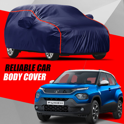 AUCTIMO Car Cover For Tata Punch (With Mirror Pockets)(Multicolor)