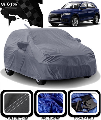 VOZOS Car Cover For Audi Q5 (With Mirror Pockets)(Grey)