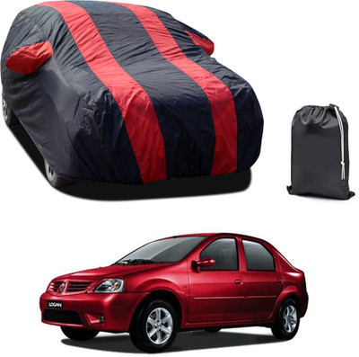 PAGORA Car Cover For Renault Logan Edge (With Mirror Pockets)(Red, For 2019, 2020, 2021, 2022, 2023 Models)
