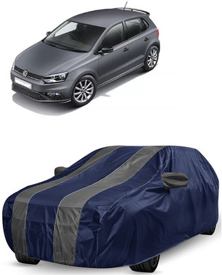 ANTOFY Car Cover For Volkswagen Polo GT TSI (With Mirror Pockets)(Grey, Blue)
