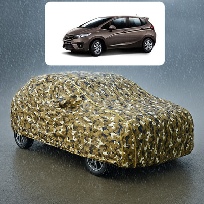 CODOKI Car Cover For Honda Jazz 1.2 VX i VTEC (With Mirror Pockets)(Yellow)