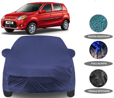 ATBROTHERS Car Cover For Maruti Suzuki Alto 800 LXI Opt S-CNG (Without Mirror Pockets)(Blue)
