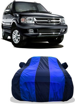 Tricway Car Cover For Tata Safari VTT EX (With Mirror Pockets)(Multicolor)