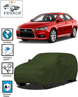 FRONCH Car Cover For Mitsubishi Lancer (With Mirror Pockets)(Green)