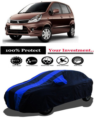 Amexride Car Cover For Maruti Suzuki Zen Estillo LXI (With Mirror Pockets)(Multicolor)