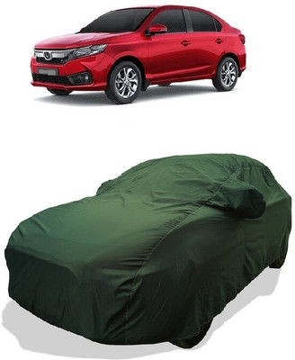 Coxtor Car Cover For Honda Amaze E Petrol (With Mirror Pockets)(Gold)
