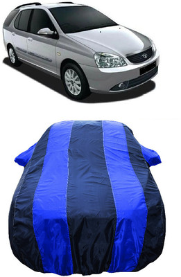 Wegather Car Cover For Tata Indigo Marina (With Mirror Pockets)(Blue)
