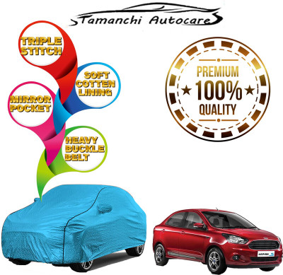 Tamanchi Autocare Car Cover For Renault Kwid (With Mirror Pockets)(Blue)