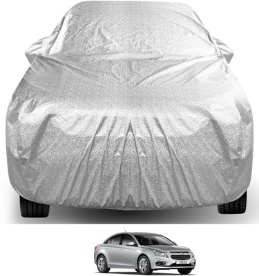 Auto Hub Car Cover For Chevrolet Cruze (With Mirror Pockets)(Silver)