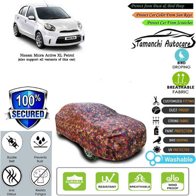 Tamanchi Autocare Car Cover For Nissan Micra Active XL Petrol(Multicolor)