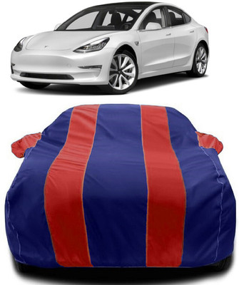 Autoprime Car Cover For Tesla MODEL Y (With Mirror Pockets)(Red, Blue)