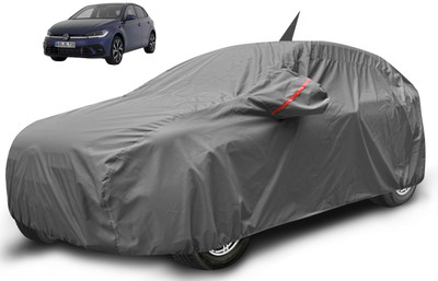 Auto Hub Car Cover For Volkswagen Polo (With Mirror Pockets)(Grey)