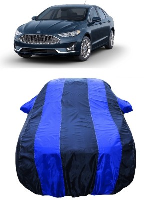 Wegather Car Cover For Ford Fusion (With Mirror Pockets)(Blue)