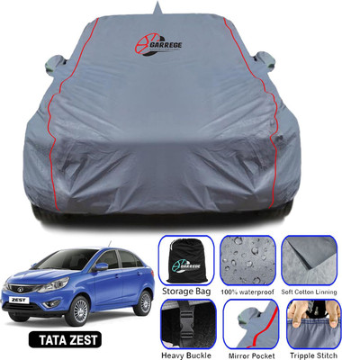 GARREGE Car Cover For Tata Zest (With Mirror Pockets)(Grey, For 2014, 2015, 2016, 2017, 2018 Models)