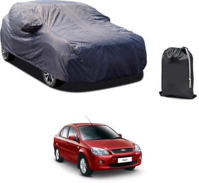 GOSHIV-car and bike accessories Car Cover For Ford Ikon (With Mirror Pockets)(Grey)