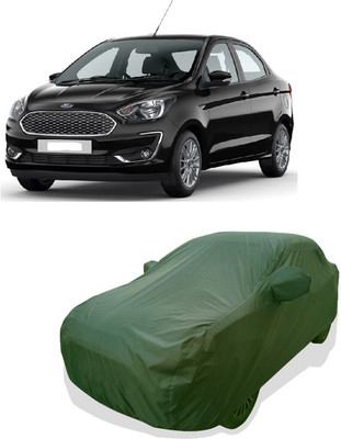 Tricway Car Cover For Ford Figo Aspire Ambiente Diesel (With Mirror Pockets)(Green)
