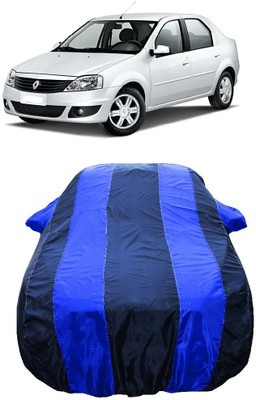 Wegather Car Cover For Renault Logan 1.4 GLX Play (With Mirror Pockets)(Blue)