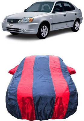 Wegather Car Cover For Hyundai Accent Viva(Red)