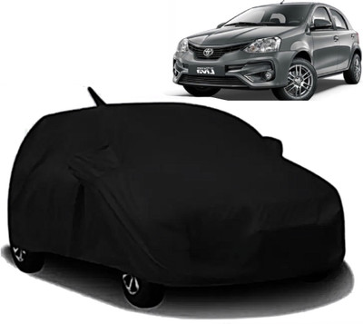 Swarish Car Cover For Toyota Etios Liva (With Mirror Pockets)(Multicolor)