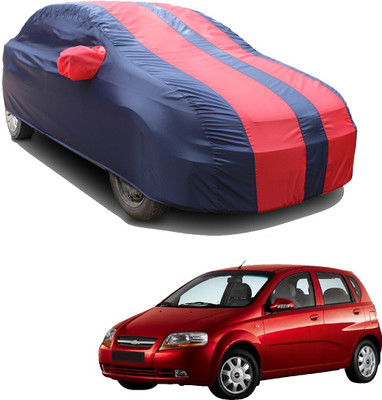SS FOR YOUR SMART NEEDS Car Cover For Chevrolet Aveo Uva 1.2 LS (With Mirror Pockets)(Red, Blue)