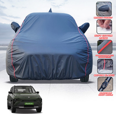 Telescope Car Cover For Tata Punch EV (With Mirror Pockets)(Grey, For 2024 Models)